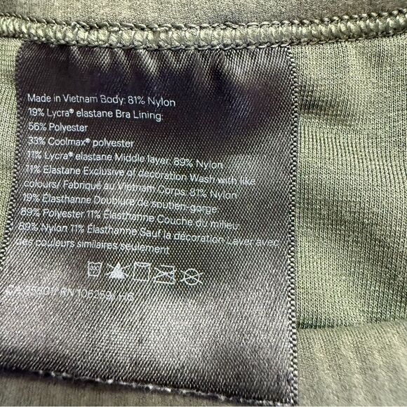 Lululemon Blissful Bend Tank Top Olive Green Size 2 - Picture 11 of 13